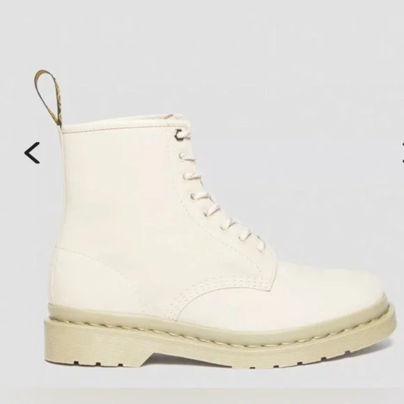 Dr Marten’s 1460 Parchment Beige Mono Milled Nubuck Leather Lace Up Boot 10 men‎ - Picture 8 of 10